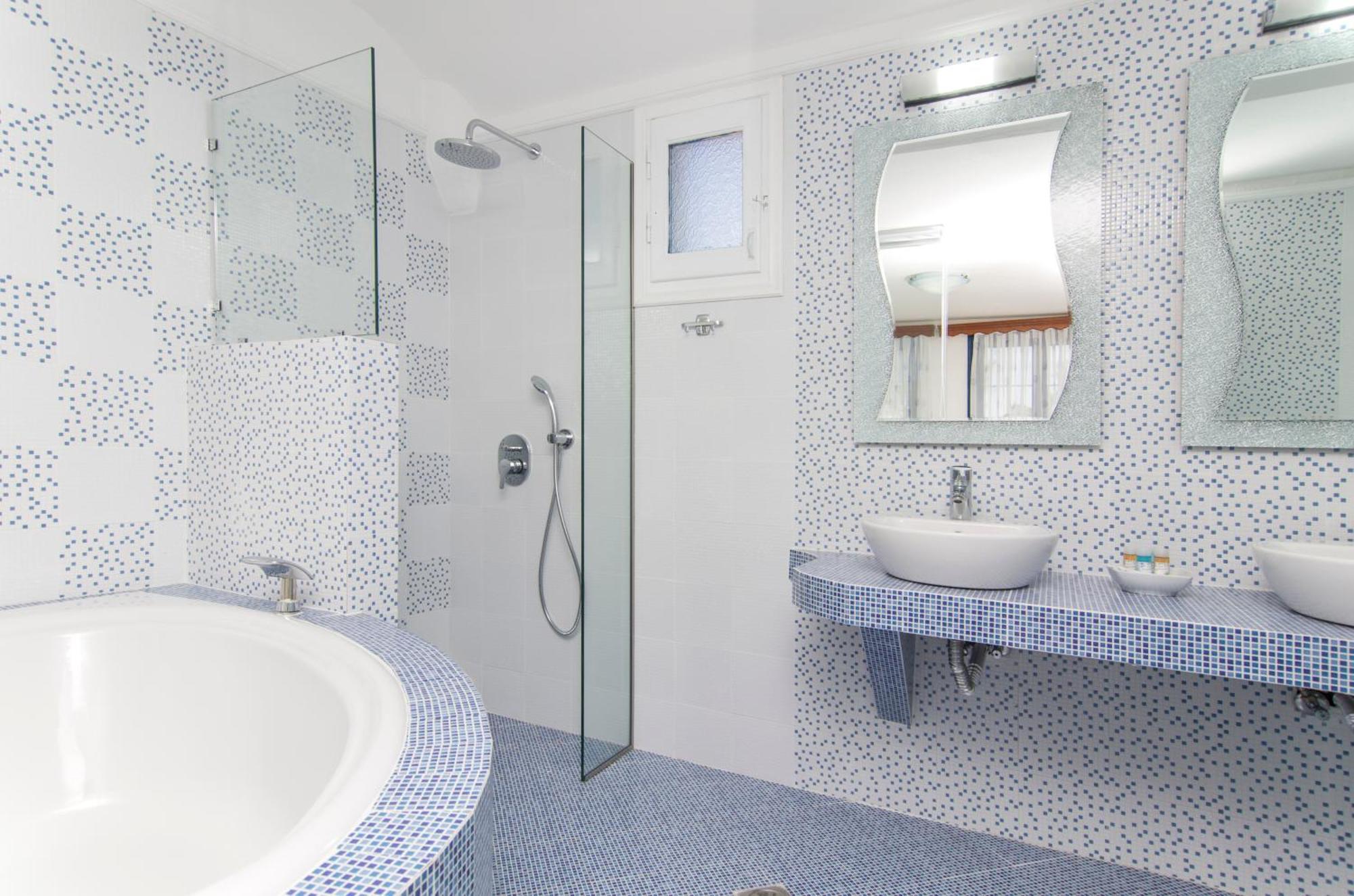 White & Blue Appartement Perivolos  Kamer foto